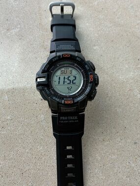 Casio Pro Trek Digital Outdoor Watch - Black